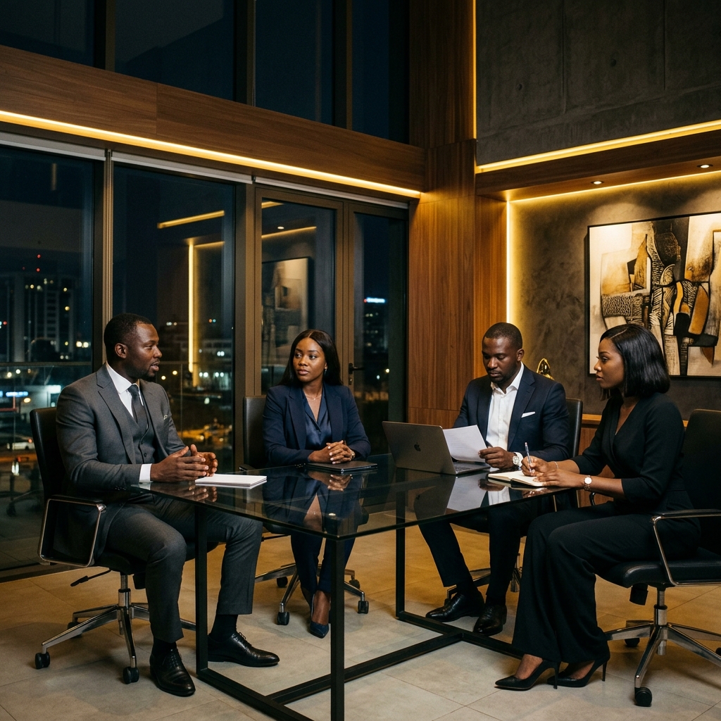 L'équipe AXIOS en réunion stratégique à Abidjan